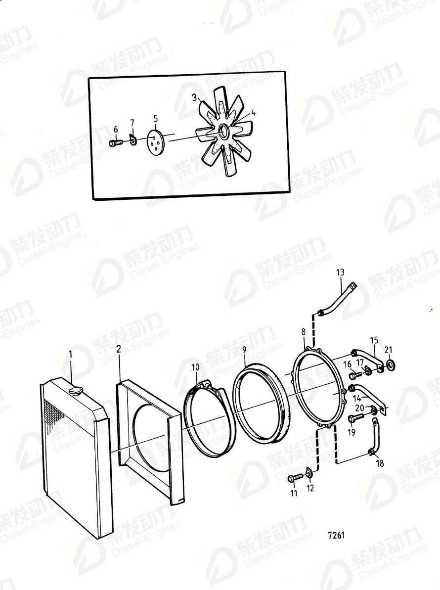 volvo penta Spacer 1661363 Drawing volvo penta Spacer 1661363 Drawing